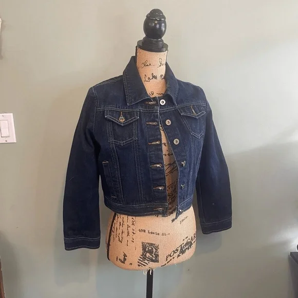 Millou Cropped Denim Jacket - Picture 1 of 4